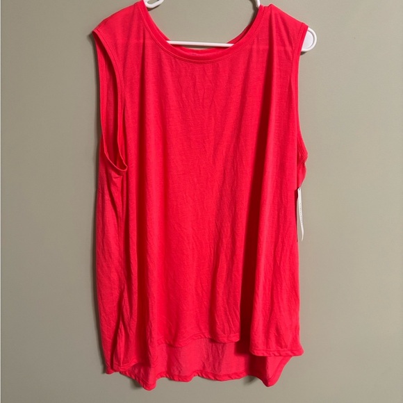 Calvin Klein Performance Tank Top Size 3X Coral Workout New Sleeveless Gym - Picture 1 of 6